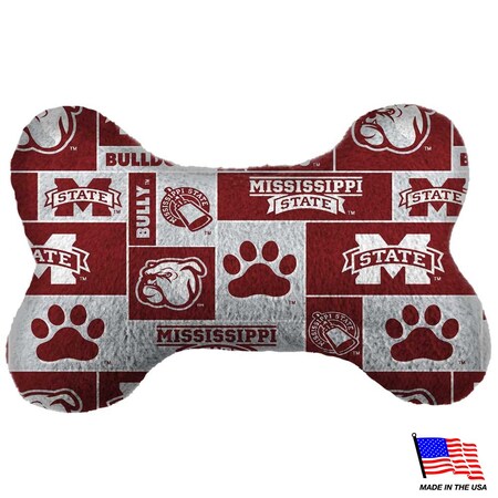 All Star Dogs Mississippi State Plush Bone Toy - Large ASMSS5082T-0002